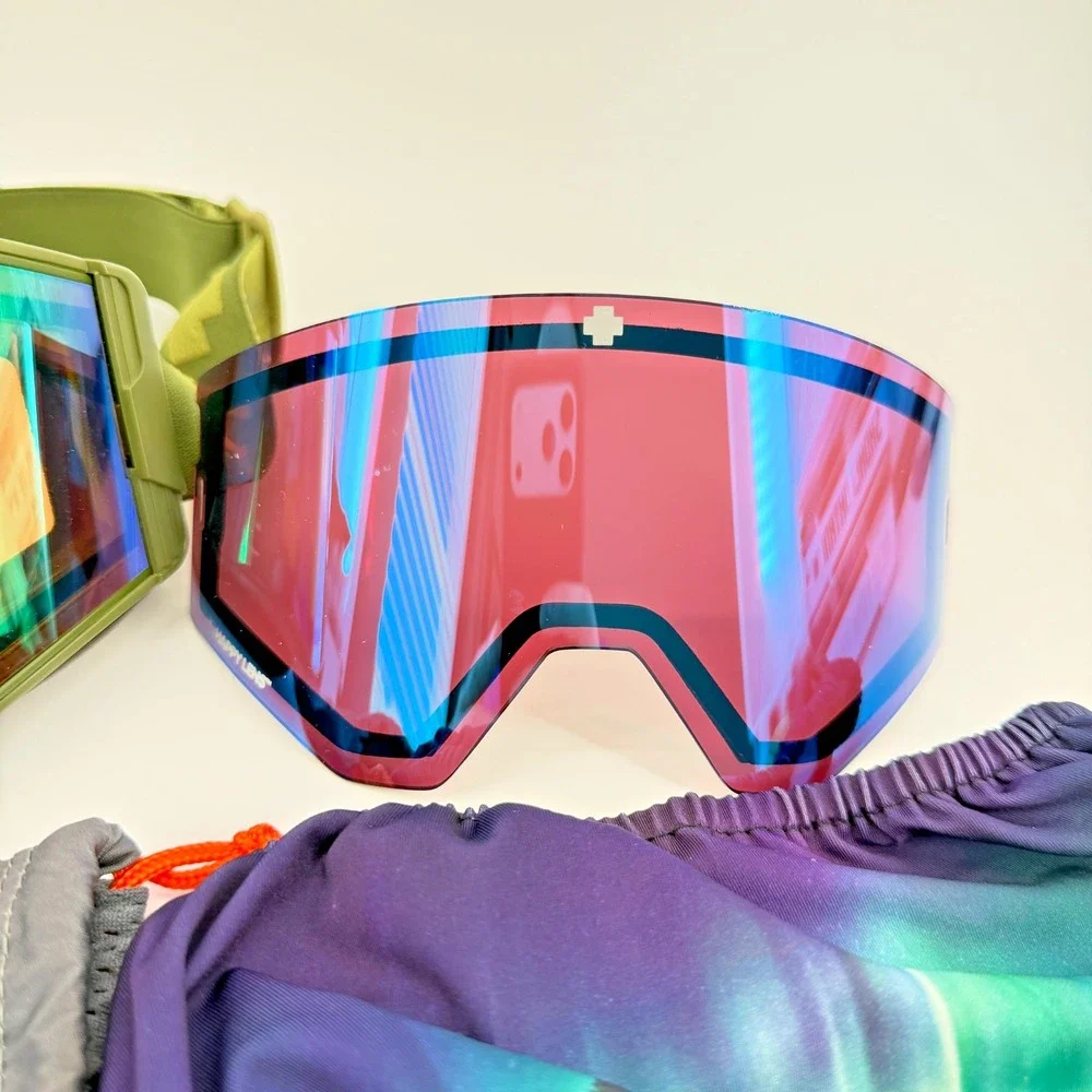 Spy Optic Ski Goggles Underpin Snow Ski Snow Snowboarding Two Lenses Never Used